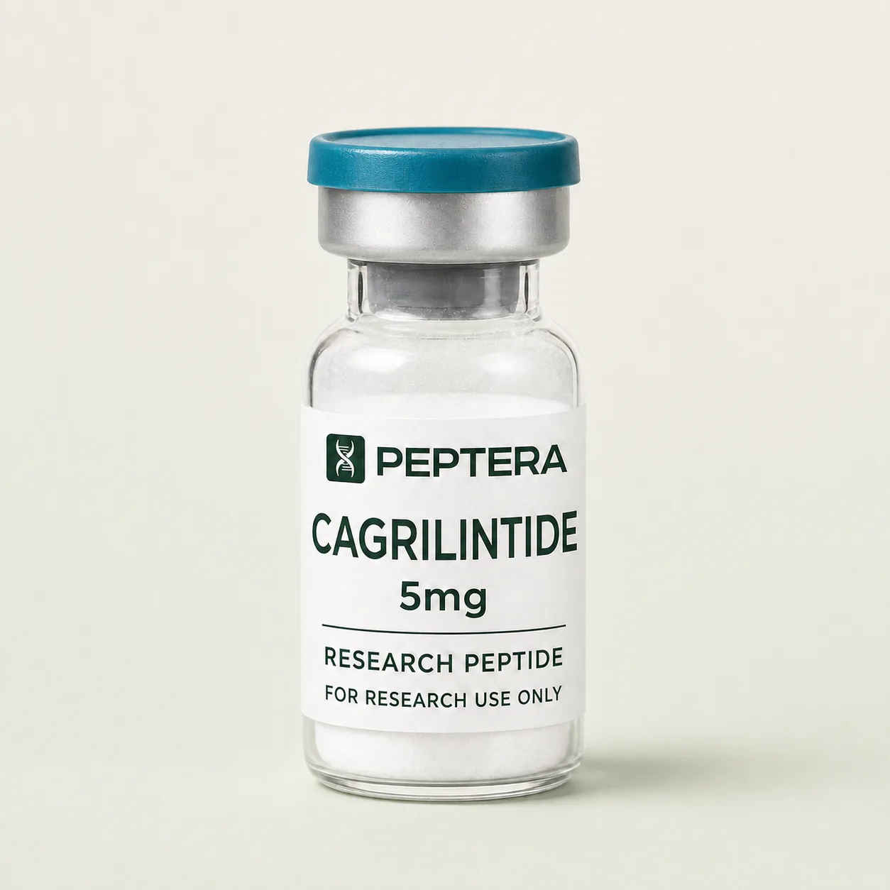 Cagrilintide research peptide vial
