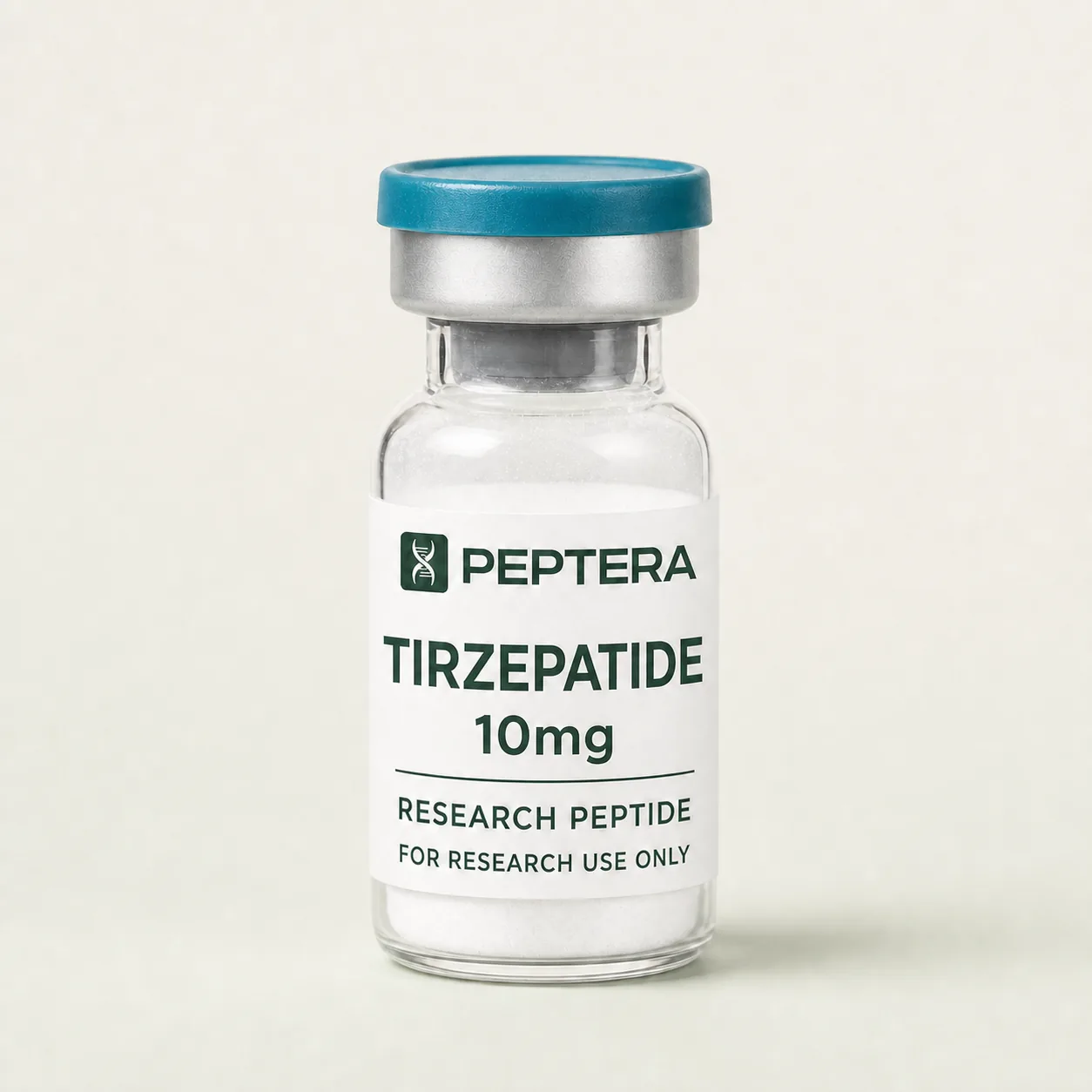 Tirzepatide Peptera Research product vial